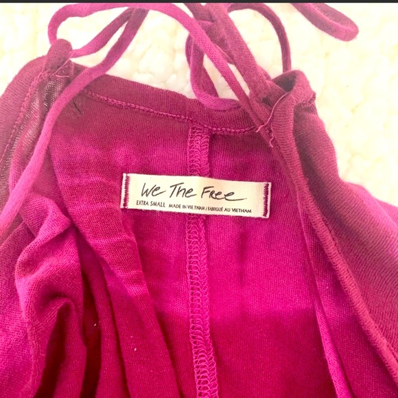 WOMENS We The Free People Women's Seashell Tie Dye Stripe Tunic Dress Size S - Picture 8 of 8